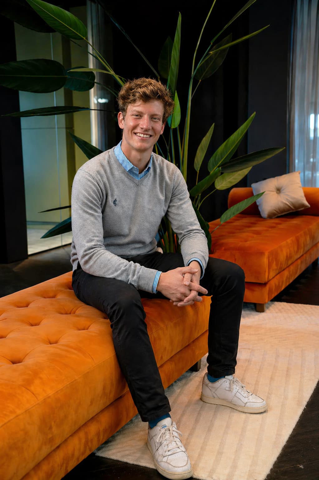 ERP Collega op kantoor